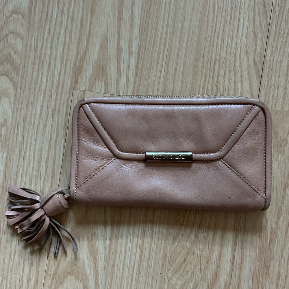 See by Chloe real leather wallet